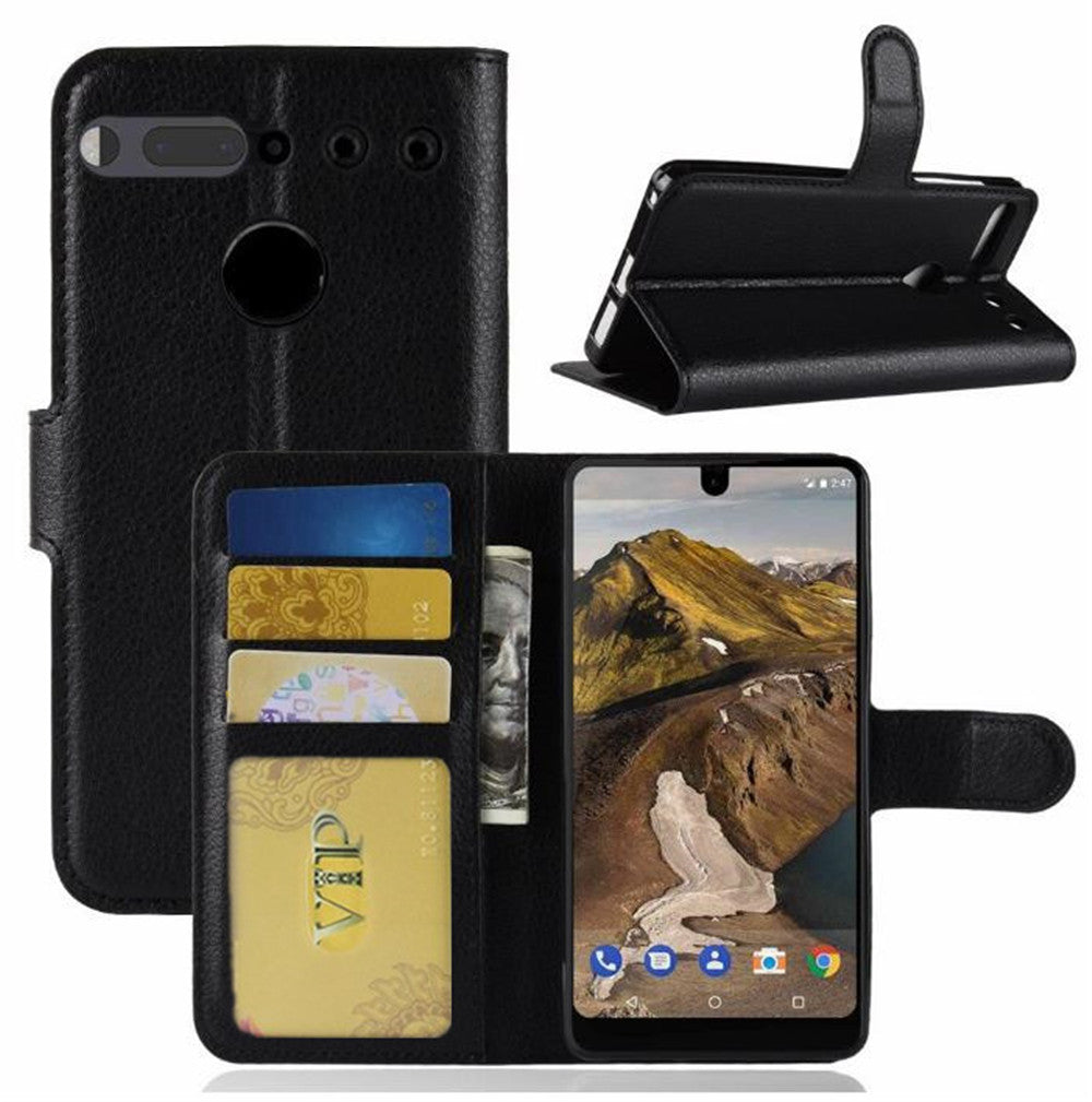 Leather Folio Wallet Case for Essential Phone PH-1 Leather Folio Wallet Case for Essential Phone PH-1